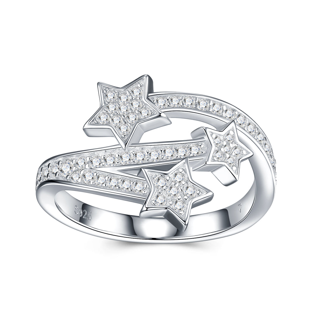 A Luxurious And Fashionable Minimalist Jewelry Ring For Women Featuring A 0.1-carat Top-quality Morganite, Made Of S925 Silver Electroplated With Platinum.