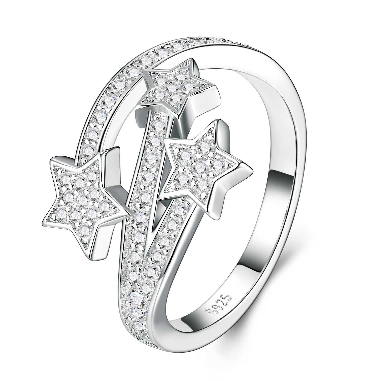 A Luxurious And Fashionable Minimalist Jewelry Ring For Women Featuring A 0.1-carat Top-quality Morganite, Made Of S925 Silver Electroplated With Platinum.
