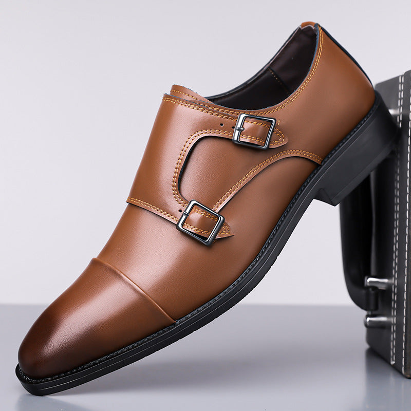 Leather Shoes Men's Business Shoes Oxford