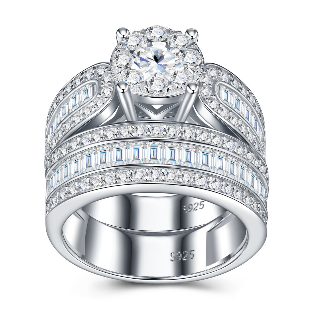 0.5 Carat Luxury Fashion Minimalist Trend Jewelry With Top-quality Morganite, Elegant Silver Ring In S925 Silver With Electroplated Platinum, Suitable For Ladies
