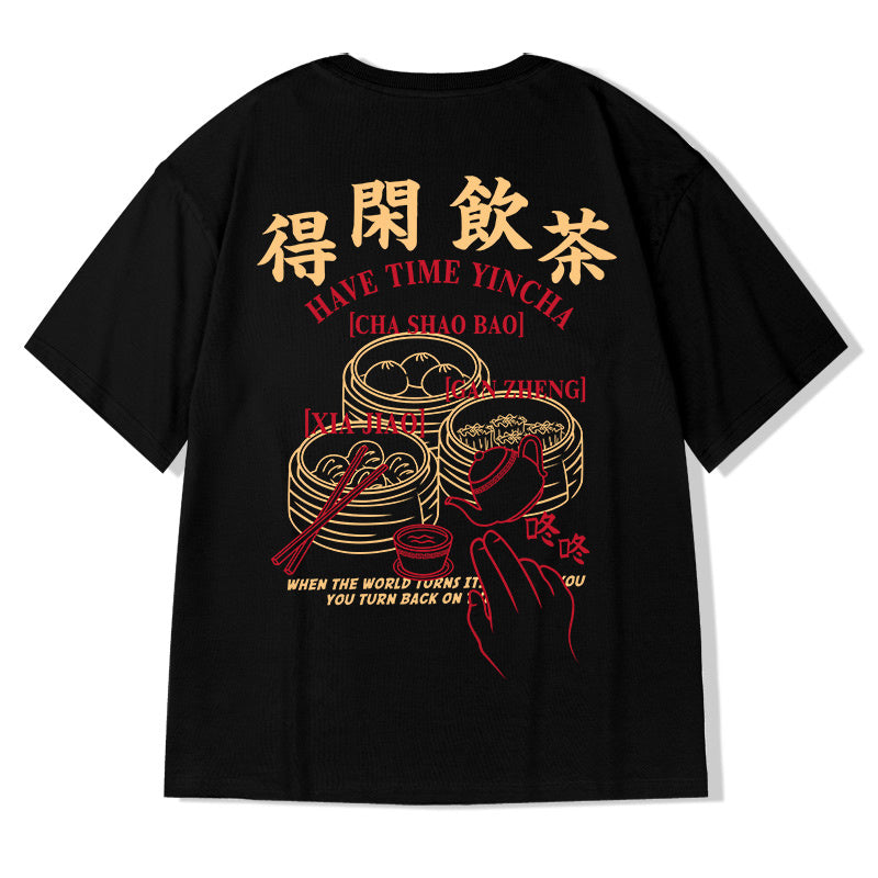American Summer National Tide Print Short-sleeved T-shirt Men