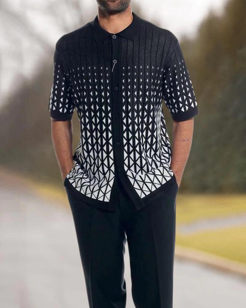 Spring And Summer Leisure Beach Style Shirt Outfit Men